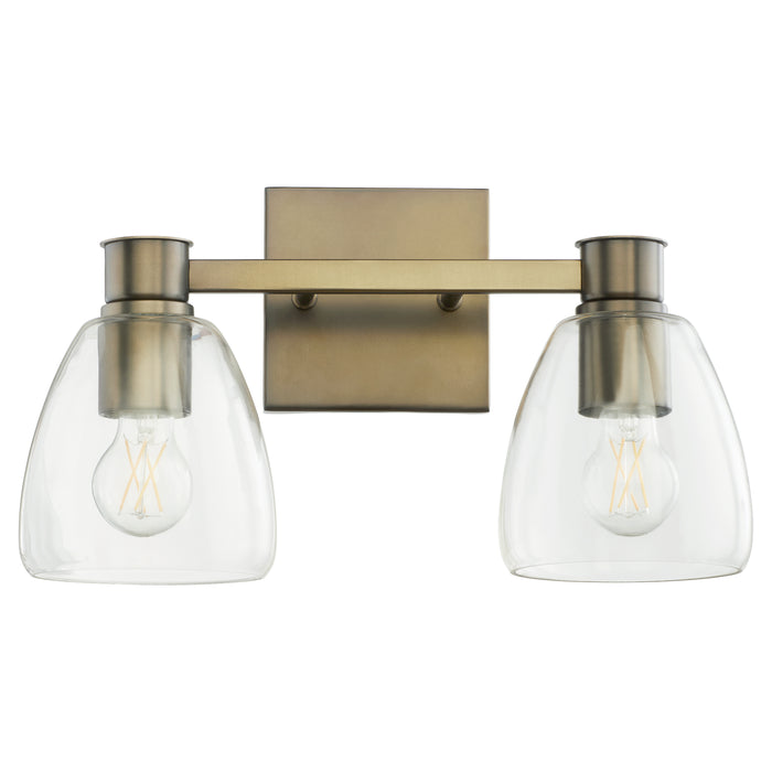 Quorum Home Quorum - 515-2-81 - Two Light Vanity - Dark Brass