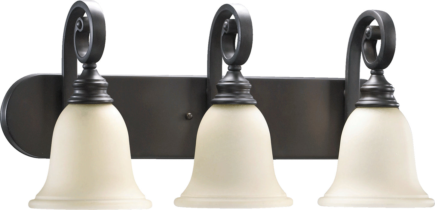 Quorum Home Quorum - 5154-3-86 - Three Light Vanity - Oiled Bronze