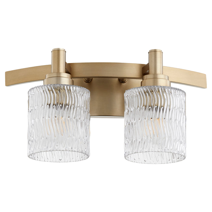 Quorum Home Quorum - 5184-2-80 - Two Light Vanity - Aged Brass