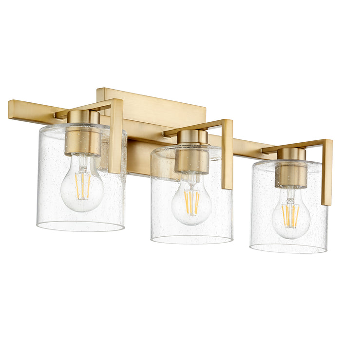 Quorum Home Quorum - 5190-3-80 - Three Light Vanity - Aged Brass