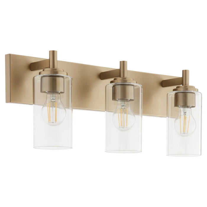Quorum Home Quorum - 5200-3-80 - Three Light Vanity - Aged Brass
