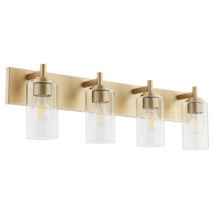 Quorum Home Quorum - 5200-4-80 - Four Light Vanity - Aged Brass