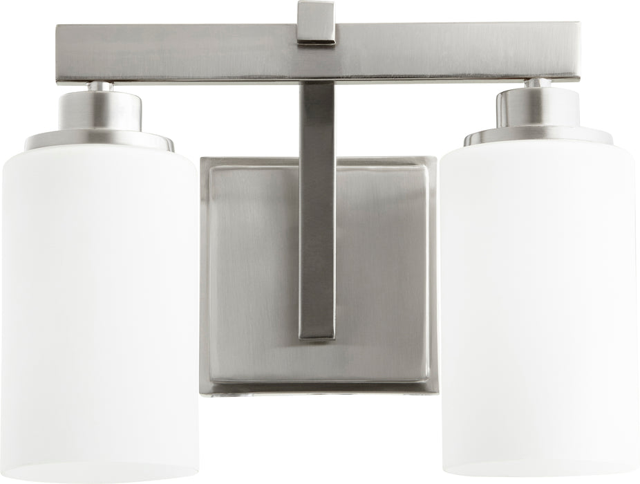 Quorum Home Quorum - 5207-2-65 - Two Light Vanity - Satin Nickel