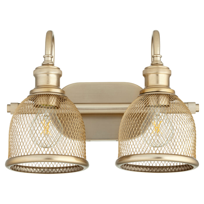 Quorum Home Quorum - 5212-2-80 - Two Light Vanity - Aged Brass