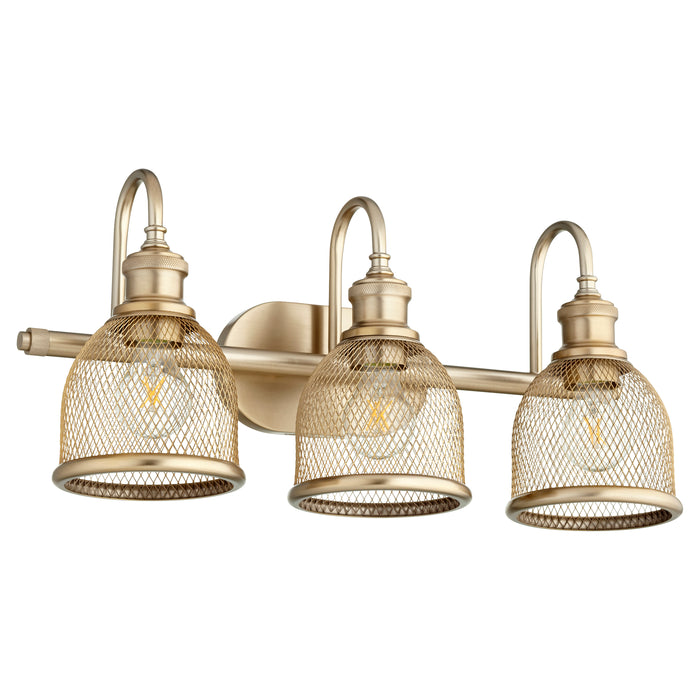 Quorum Home Quorum - 5212-3-80 - Three Light Vanity - Aged Brass