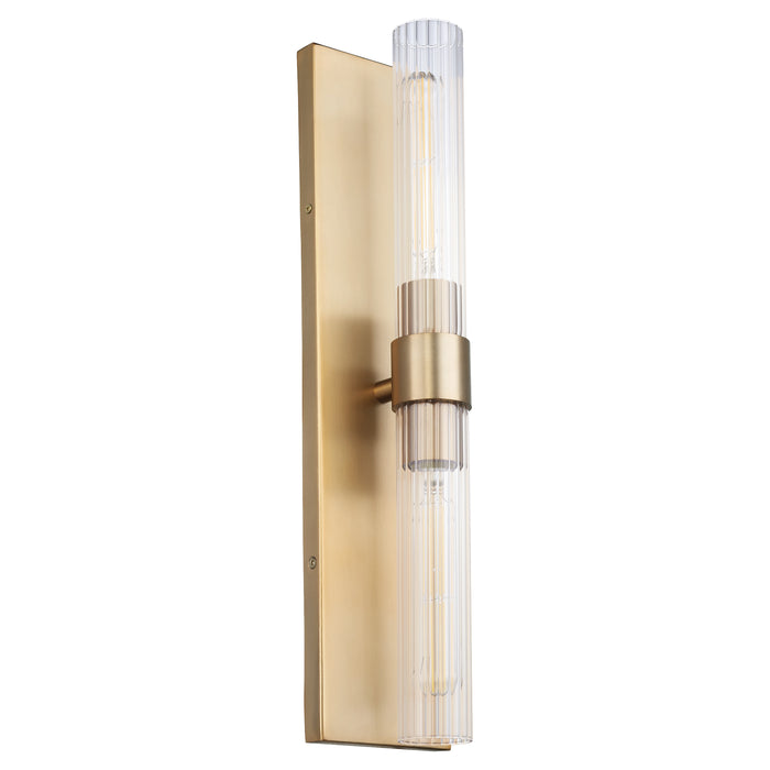 Quorum Home Quorum - 522-2-80 - Two Light Wall Mount - Aged Brass