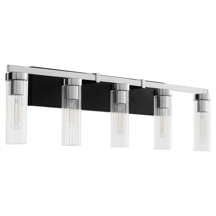 Quorum Home Quorum - 533-5-5914 - Five Light Vanity - Matte Black