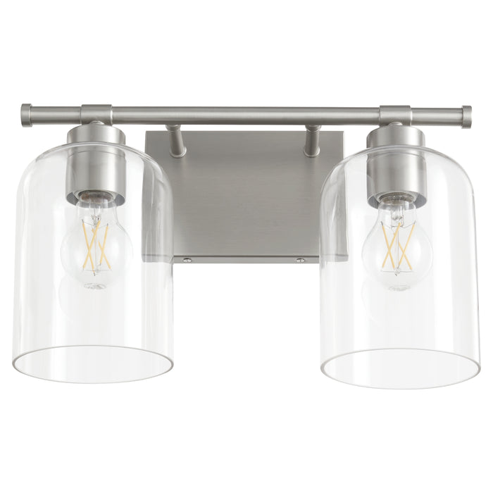Quorum Home Quorum - 5374-2-65 - Two Light Vanity - Satin Nickel