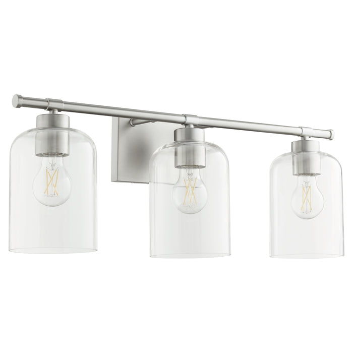 Quorum Home Quorum - 5374-3-65 - Three Light Vanity - Satin Nickel