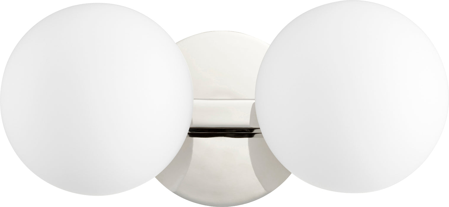 Quorum Home Quorum - 539-2-62 - Two Light Vanity - Polished Nickel