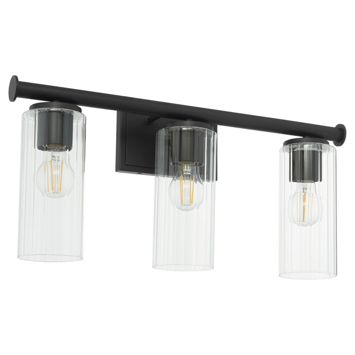 Quorum Home Quorum - 541-3-59 - Three Light Vanity - Matte Black