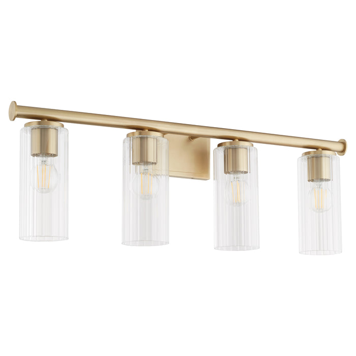 Quorum Home Quorum - 541-4-80 - Four Light Vanity - Aged Brass