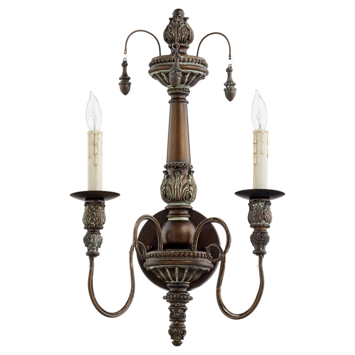Quorum Home Quorum - 5506-2-39 - Two Light Wall Mount - Vintage Copper