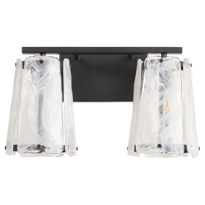 Quorum Home Quorum - 5575-2-59 - Two Light Vanity - Matte Black