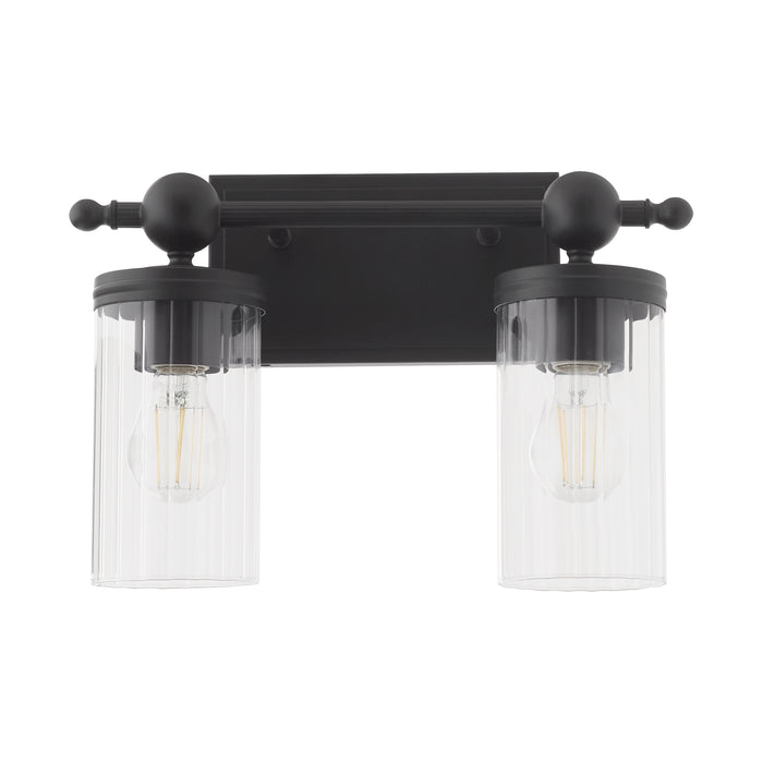 Quorum Home Quorum - 560-2-59 - Two Light Vanity - Matte Black
