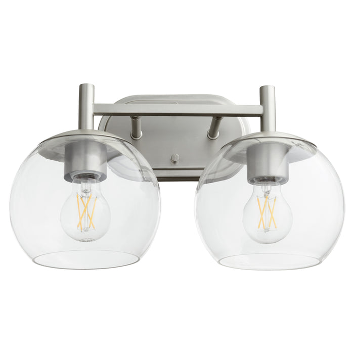 Quorum Home Quorum - 578-2-65 - Two Light Vanity - Satin Nickel