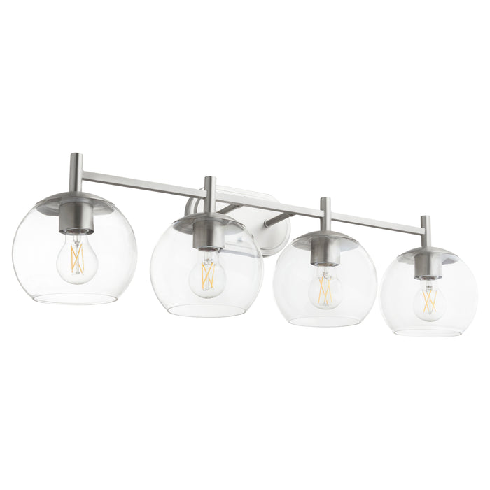Quorum Home Quorum - 578-4-65 - Four Light Vanity - Satin Nickel