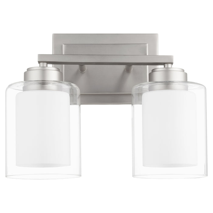 Quorum Home Quorum - 582-2-65 - Two Light Vanity - Satin Nickel