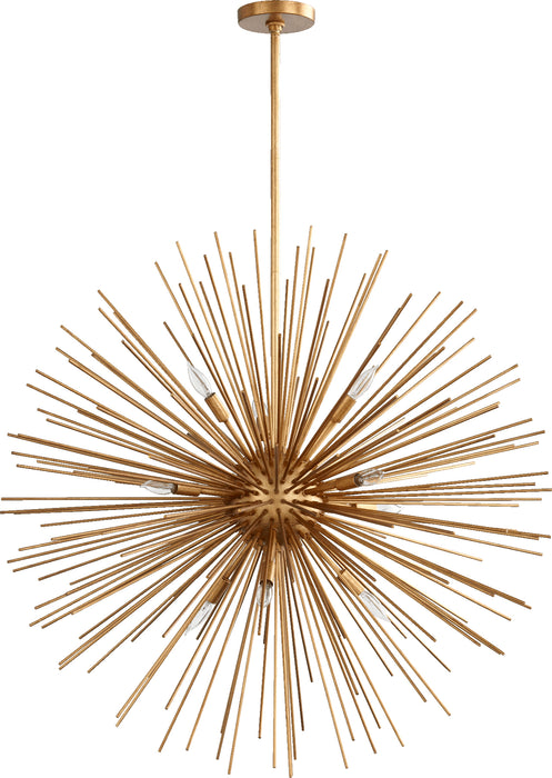 Quorum Home Quorum - 600-10-74 - Ten Light Pendant - Gold Leaf