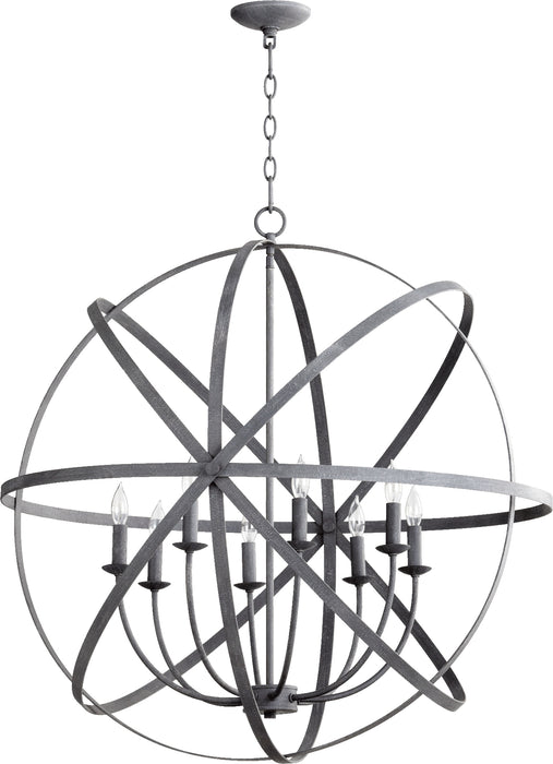 Quorum Home Quorum - 6009-8-17 - Eight Light Chandelier - Zinc