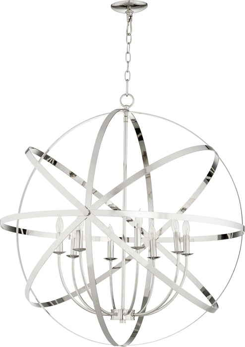 Quorum Home Quorum - 6009-8-62 - Eight Light Chandelier - Polished Nickel