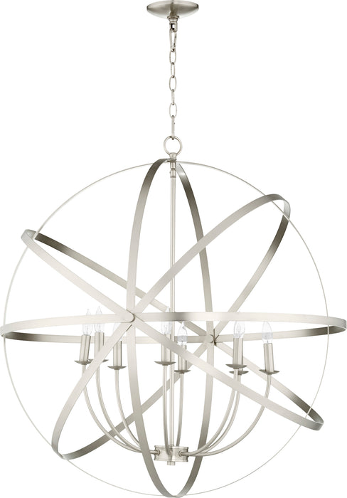 Quorum Home Quorum - 6009-8-65 - Eight Light Chandelier - Satin Nickel