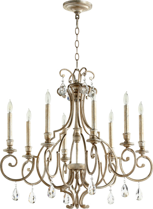 Quorum Home Quorum - 6014-8-60 - Eight Light Chandelier - Aged Silver Leaf