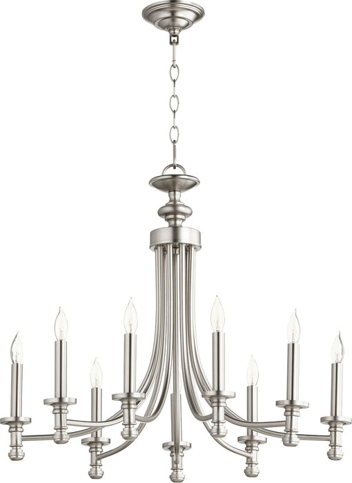 Quorum Home Quorum - 6022-9-65 - Nine Light Chandelier - Satin Nickel
