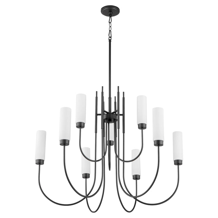 JEROME 9 Light Chandelier - Matte Black