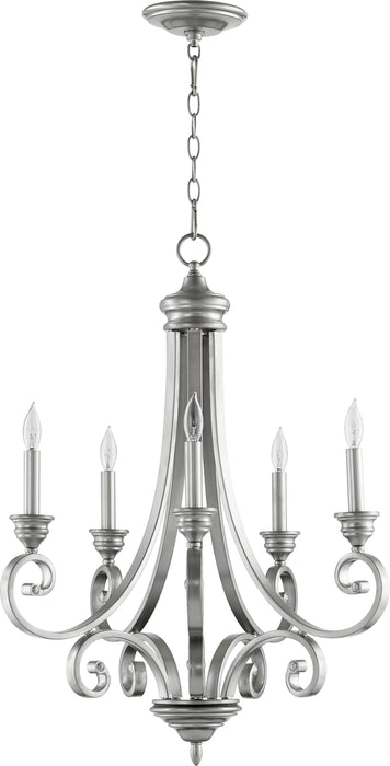Quorum Home Quorum - 6054-5-64 - Five Light Chandelier - Classic Nickel