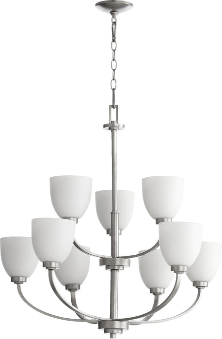Quorum Home Quorum - 6060-9-64 - Nine Light Chandelier - Classic Nickel