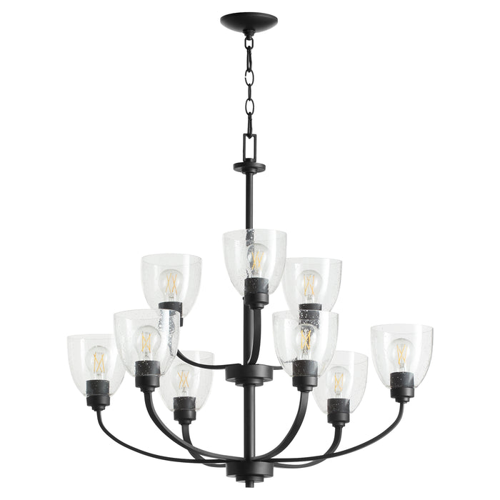 Quorum Home Quorum - 6060-9-69 - Nine Light Chandelier - Textured Black
