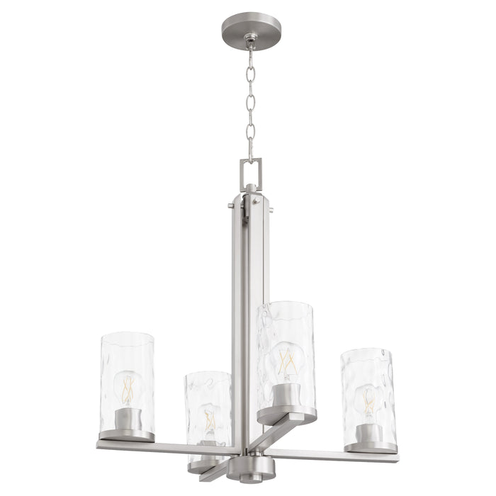 Quorum Home Quorum - 6111-4-65 - Four Light Chandelier - Satin Nickel