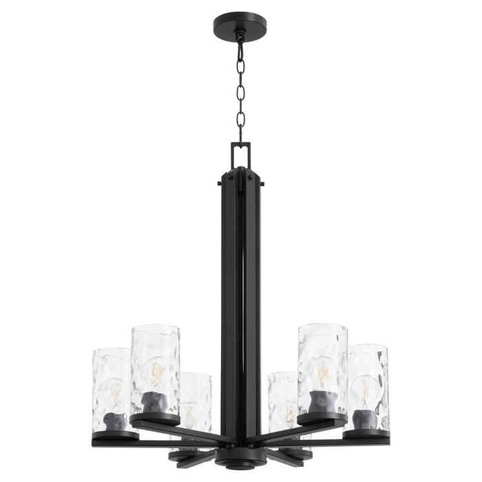 Quorum Home Quorum - 6111-6-59 - Six Light Chandelier - Matte Black