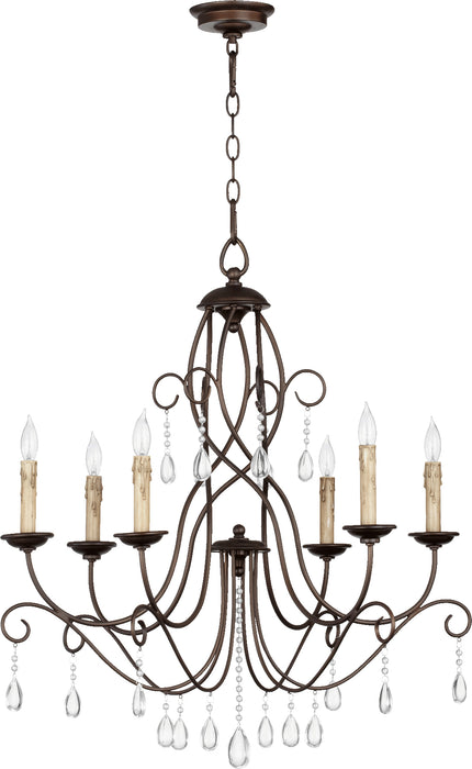 Quorum Home Quorum - 6116-6-86 - Six Light Chandelier - Oiled Bronze