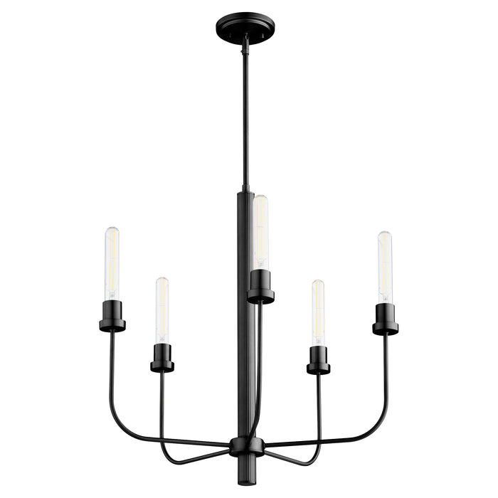 Quorum Home Quorum - 612-5-59 - Five Light Chandelier - Matte Black