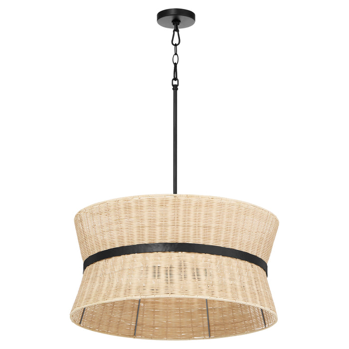 FAIRVIEW 4 Light Pendant - Matte Black