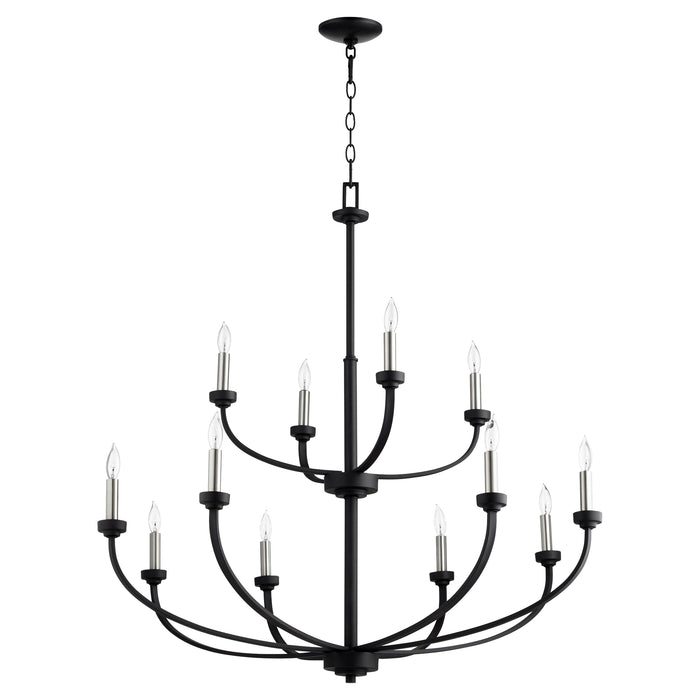Quorum Home Quorum - 6160-12-69 - 12 Light Chandelier - Textured Black