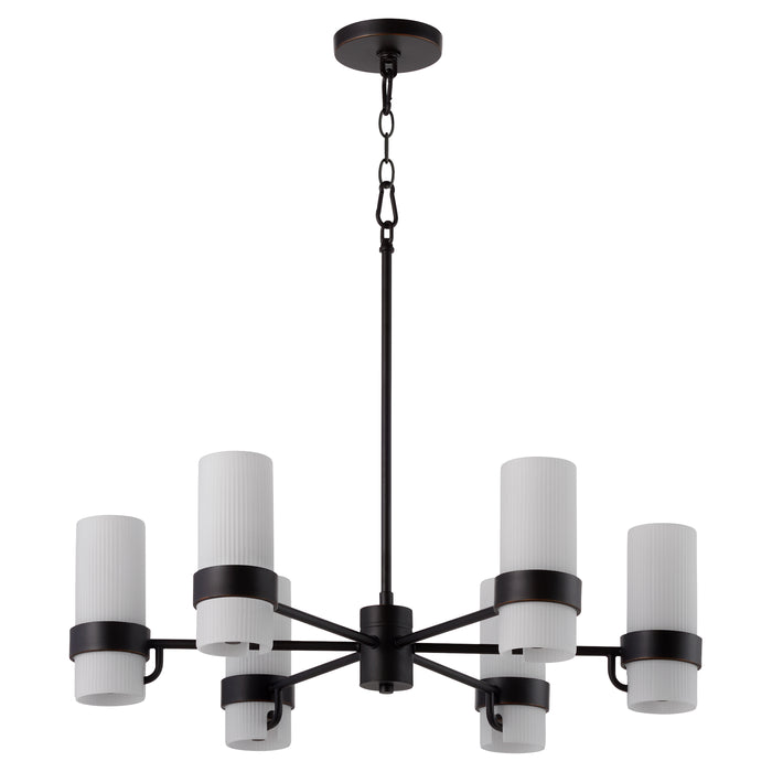 Sojourn 6 Light Chandelier - Bronze