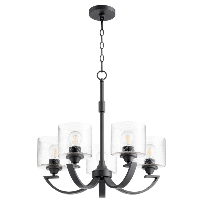 Quorum Home Quorum - 6202-5-69 - Five Light Chandelier - Textured Black