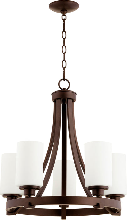 Quorum Home Quorum - 6207-5-86 - Five Light Chandelier - Oiled Bronze