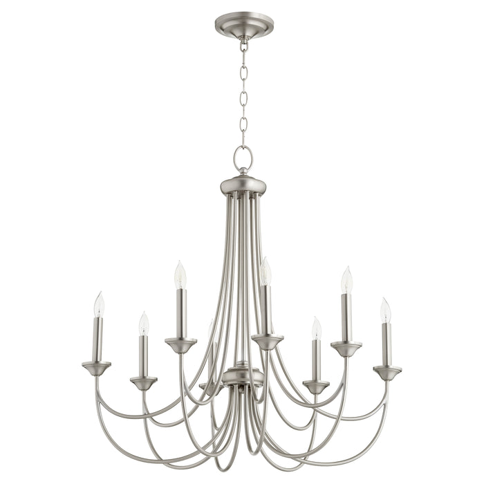 Quorum Home Quorum - 6250-8-65 - Eight Light Chandelier - Satin Nickel