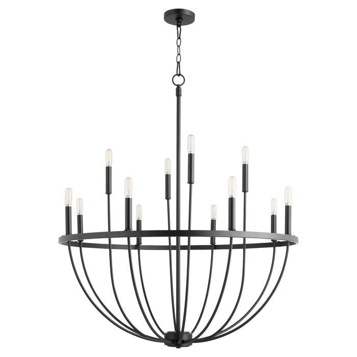 Quorum Home Quorum - 6374-12-59 - 12 Light Chandelier - Matte Black