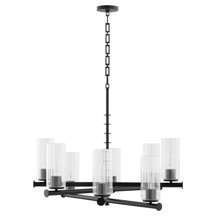 Quorum Home Quorum - 641-8-59 - Eight Light Chandelier - Matte Black
