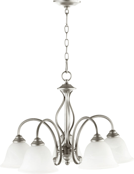 Quorum Home Quorum - 6410-5-64 - Five Light Chandelier - Classic Nickel