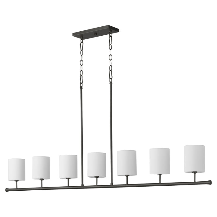 Quorum Home Quorum - 647-7-59 - Seven Light Linear Chandelier - Matte Black