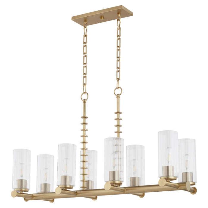 Quorum Home Quorum - 651-8-80 - Eight Light Chandelier - Aged Brass