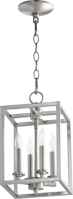 Quorum Home Quorum - 6731-4-165 - Four Light Entry Pendant - Satin Nickel