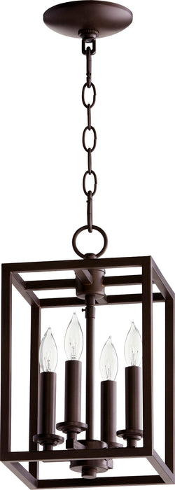 Quorum Home Quorum - 6731-4-186 - Four Light Entry Pendant - Oiled Bronze