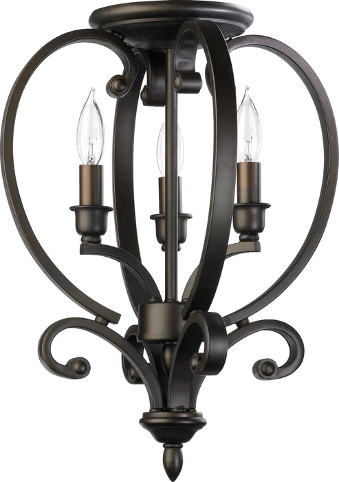 Quorum Home Quorum - 6754-3-86 - Three Light Dual Mount - Oiled Bronze